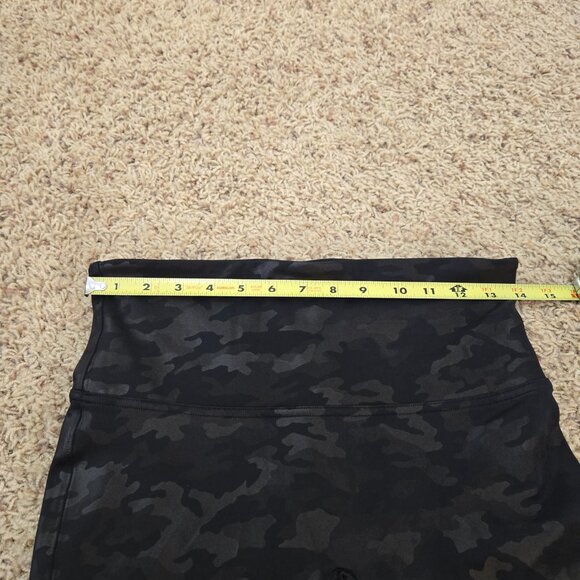 Spanx Leggings Womens Large Petite Black Gray Camo - Picture 7 of 7